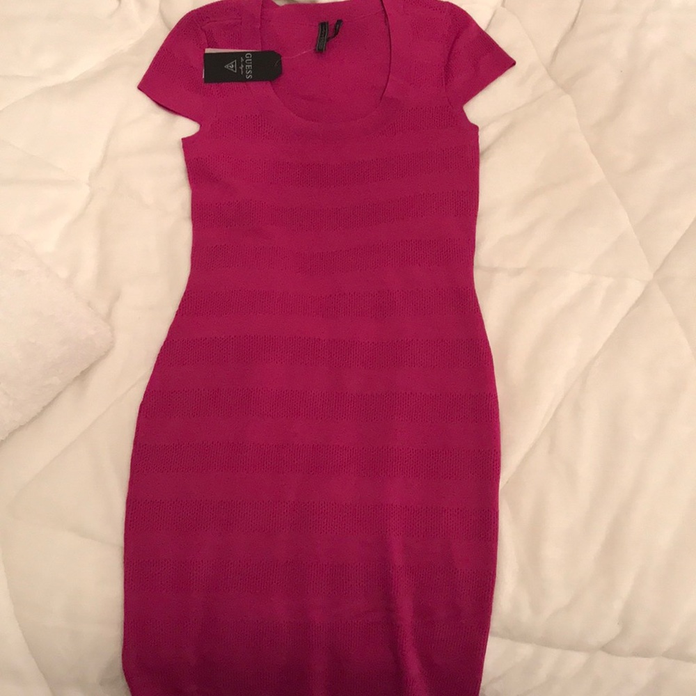 Guess pink dress